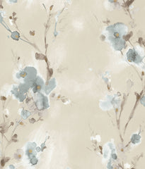 York CP1203 Soft Blue Charm Wallpaper