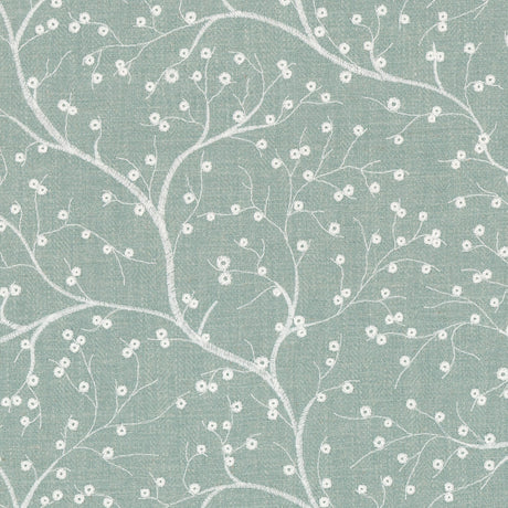 STOUT CRUM-3 CRUMPET 3 AQUA Fabric - Eades Wallpaper & Fabric