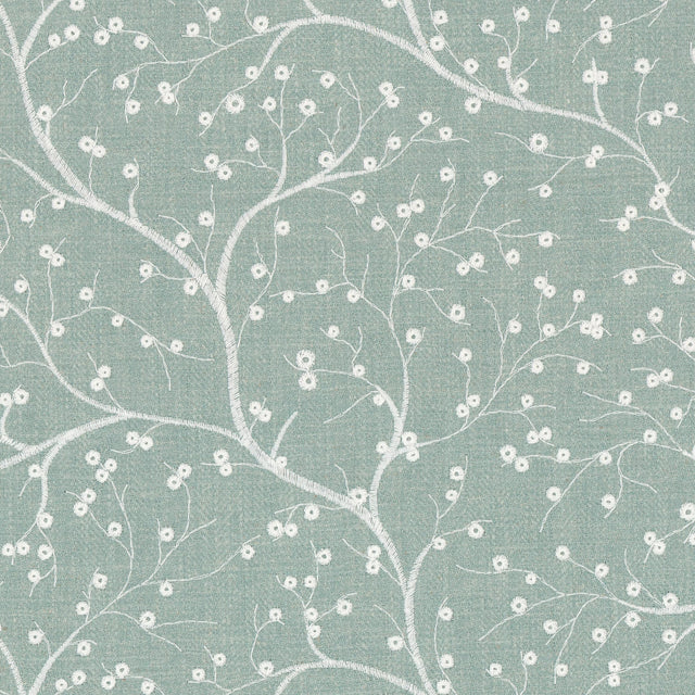 STOUT CRUM-3 CRUMPET 3 AQUA Fabric - Eades Wallpaper & Fabric