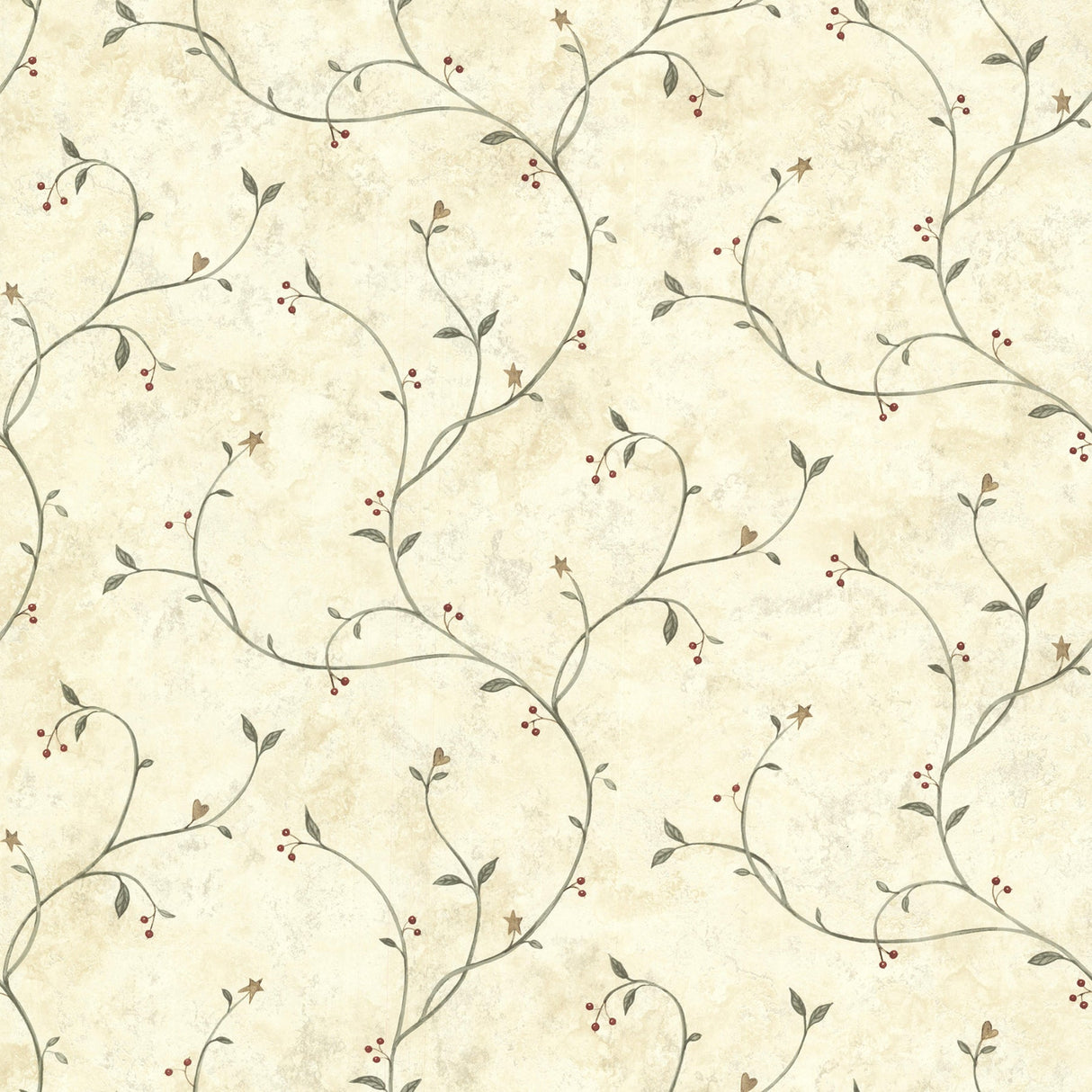 Chesapeake CTR09154 Peyton Green Tin Star Trail Wallpaper