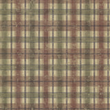 Chesapeake CTR16139 Nellie Brick Wooden Plaid Wallpaper