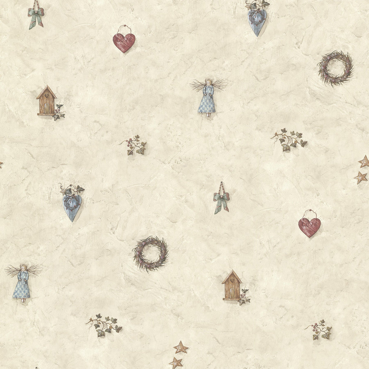 Chesapeake CTR21712 Apple Creek Stone Country Toss Wallpaper