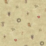 Chesapeake CTR21713 Apple Creek Beige Country Toss Wallpaper