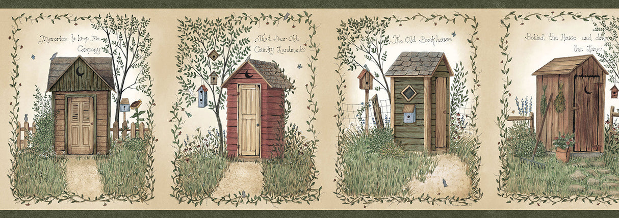 Chesapeake CTR50321B Fisher Sage Country Outhouses Border