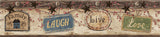 Chesapeake CTR63151B Kinsey Blue Live Laugh Love Border