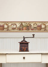 Chesapeake CTR65422B Marlene Burgundy Angels & Ivy Border