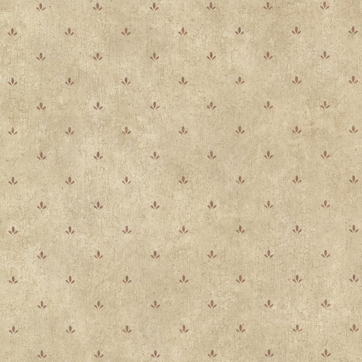 Chesapeake CTR66415 Josie Burgundy Paw Print Texture Wallpaper