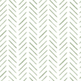 York CV4452 Painted Herringbone Green Wallpaper
