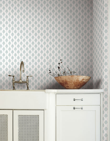 York CV4460 French Scallop Light Grey Wallpaper