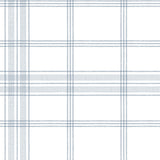 York CV4468 Charter Plaid Blue Wallpaper