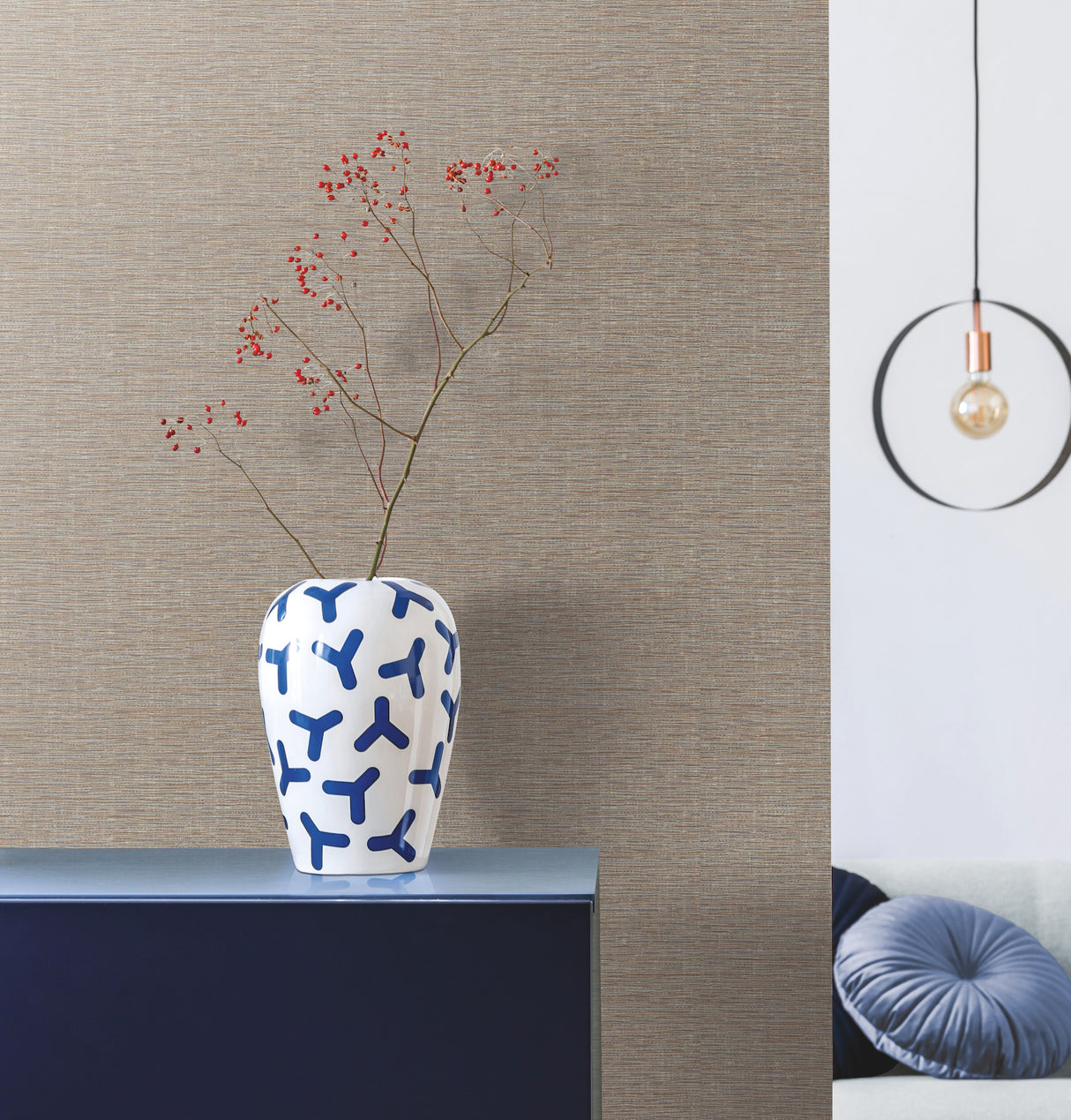 York DA3559N Altitude Brown Wallpaper