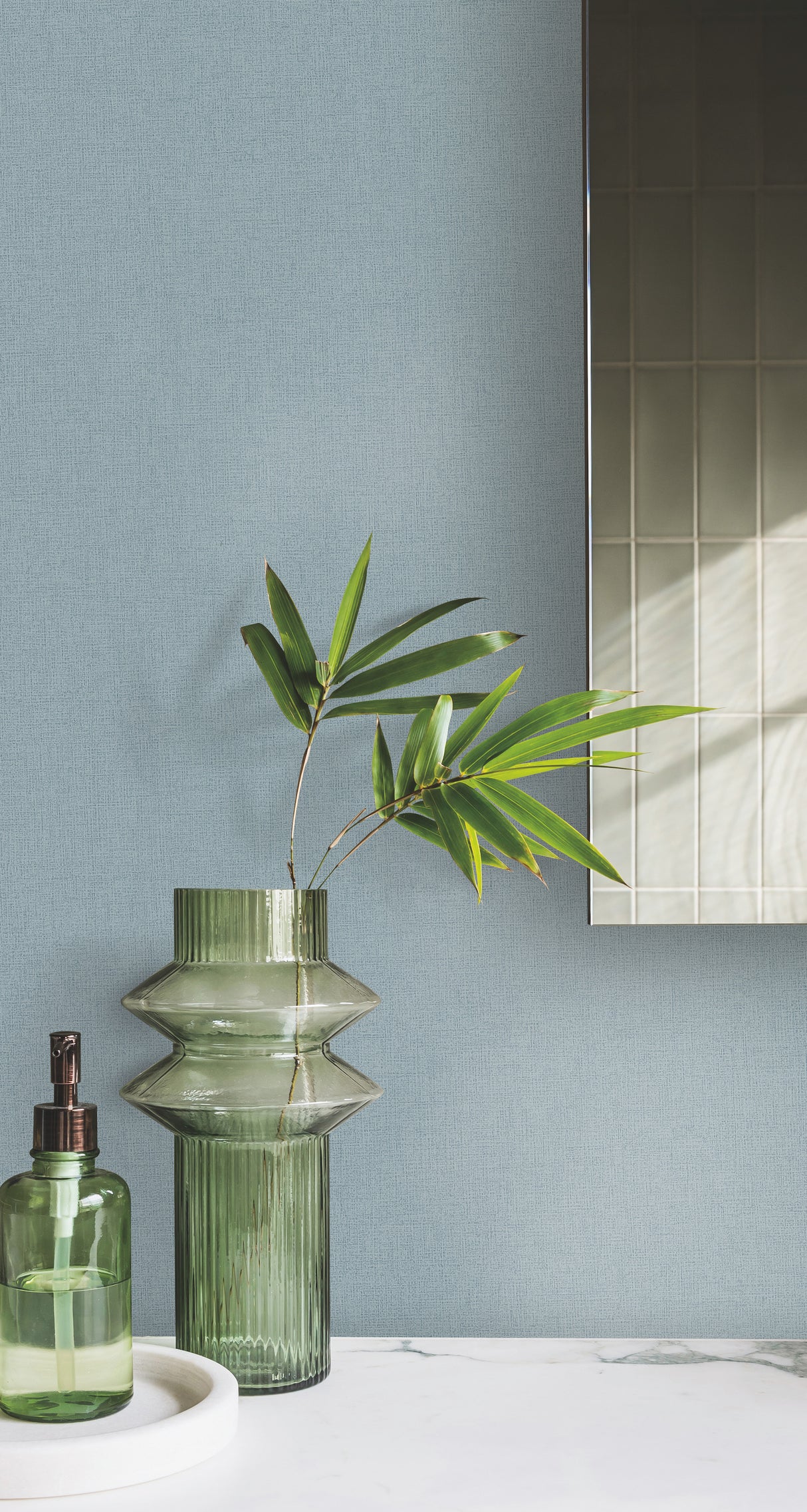 York DA3579N Gypsy Weave Blue Wallpaper