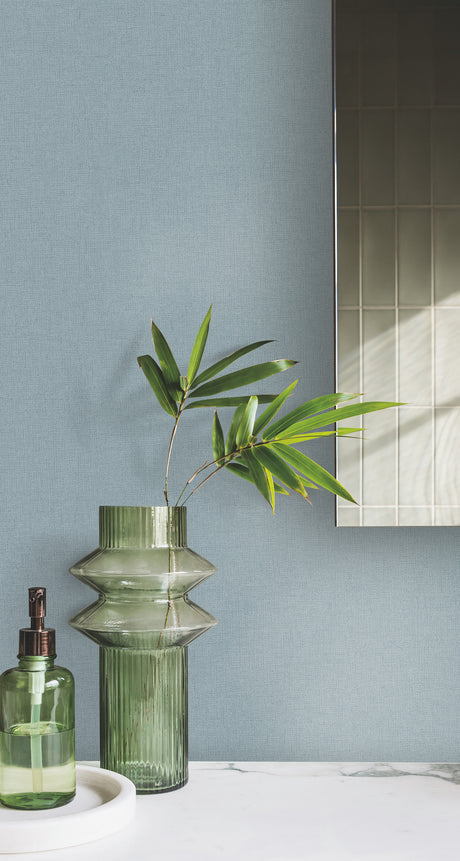 York DA3579N Gypsy Weave Blue Wallpaper