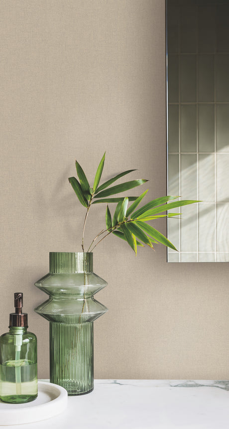 York DA3584N Gypsy Weave Light Brown Wallpaper