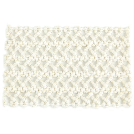 STOUT DARN-3 DARNING 3 IVORY Fabric - Eades Wallpaper & Fabric