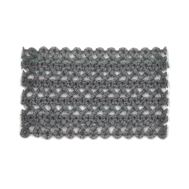 STOUT DARN-5 DARNING 5 SILVER Fabric - Eades Wallpaper & Fabric