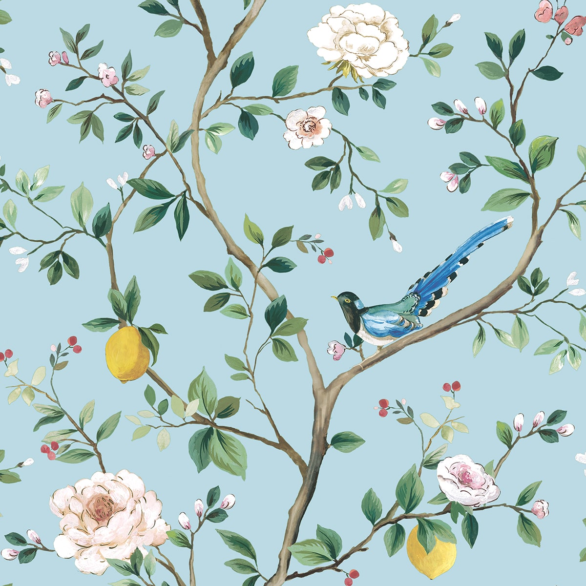 Daisy Bennett Designs DB21202 Blossom Chinoiserie Floral Wal