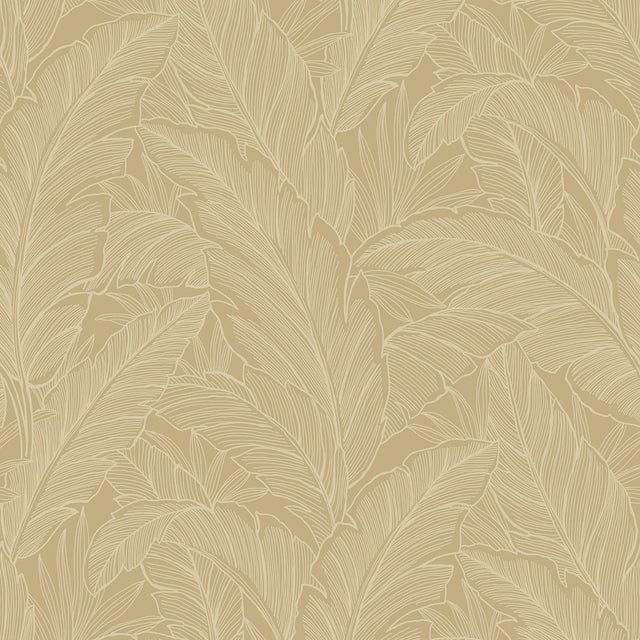 Collins & Company DC61705 Deco Banana Leaf Wallpaper