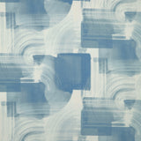KRAVET BASICS DECO SWIRL.5.0 DECO SWIRL OCEAN Fabric - Eade's Wallpaper