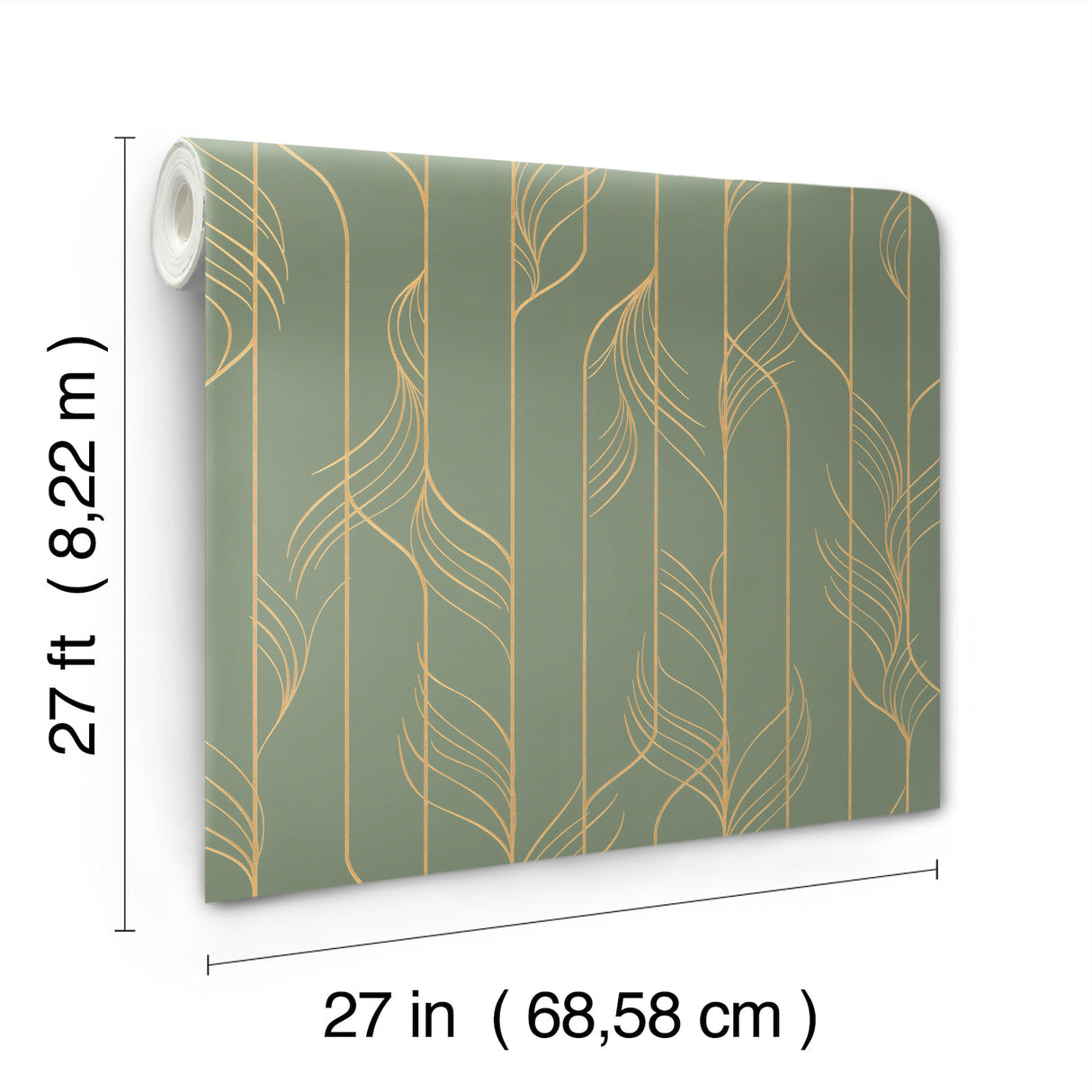 Eade’s Elemental Thread Green & Gold