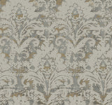 Eade’s Velvet Crush Damask Taupe & Gold