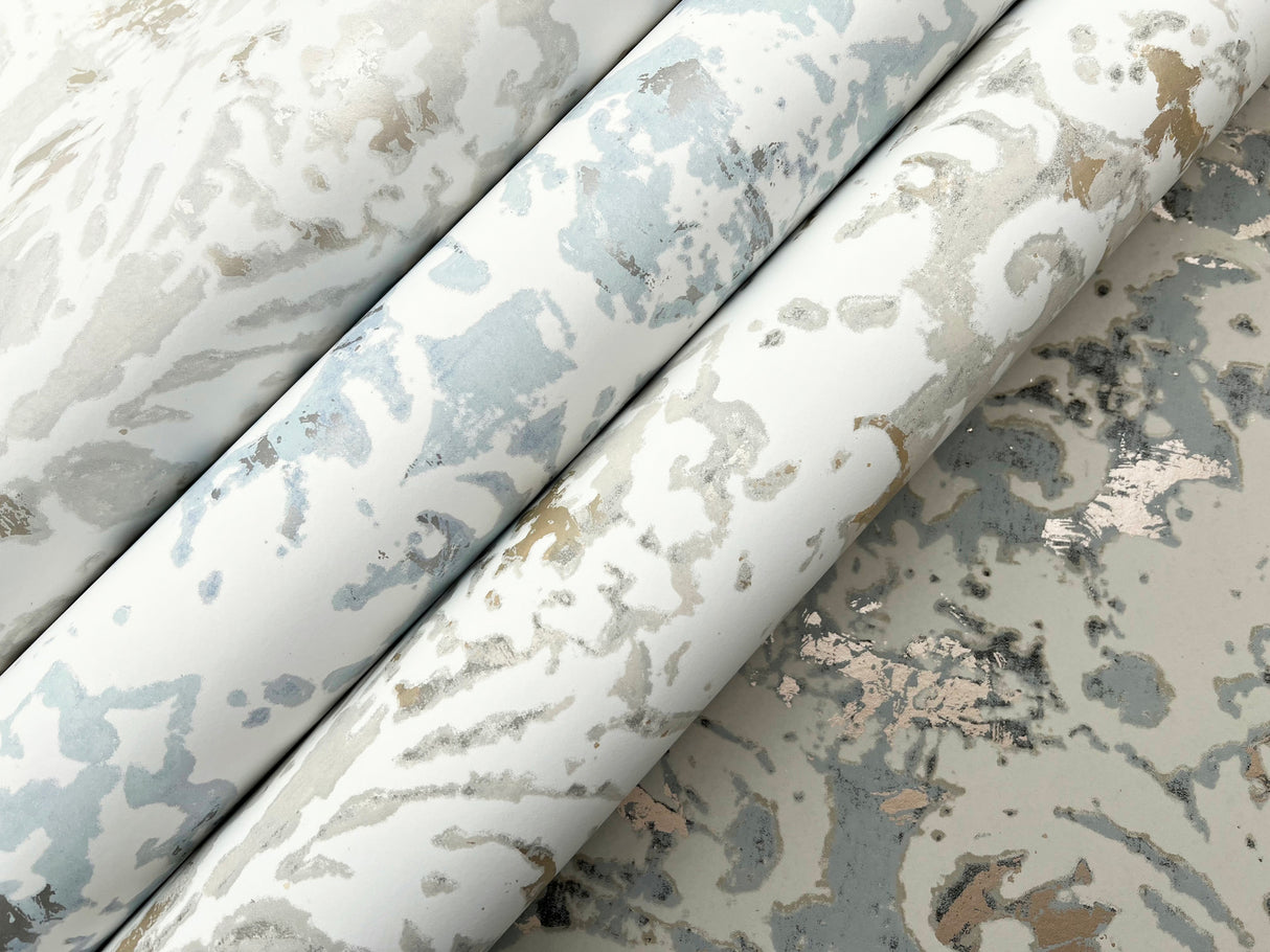 Eade’s Velvet Crush Damask Taupe & Gold