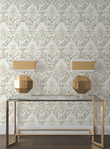 Eade’s Velvet Crush Damask Soft Neutral & Pearl