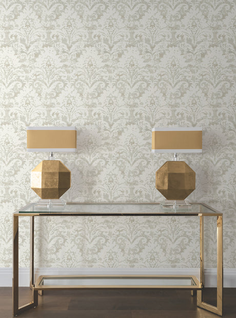 Eade’s Velvet Crush Damask Cream & Pearl