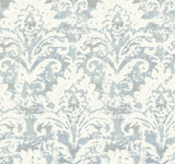 Eade’s Velvet Crush Damask Blue & Pearl