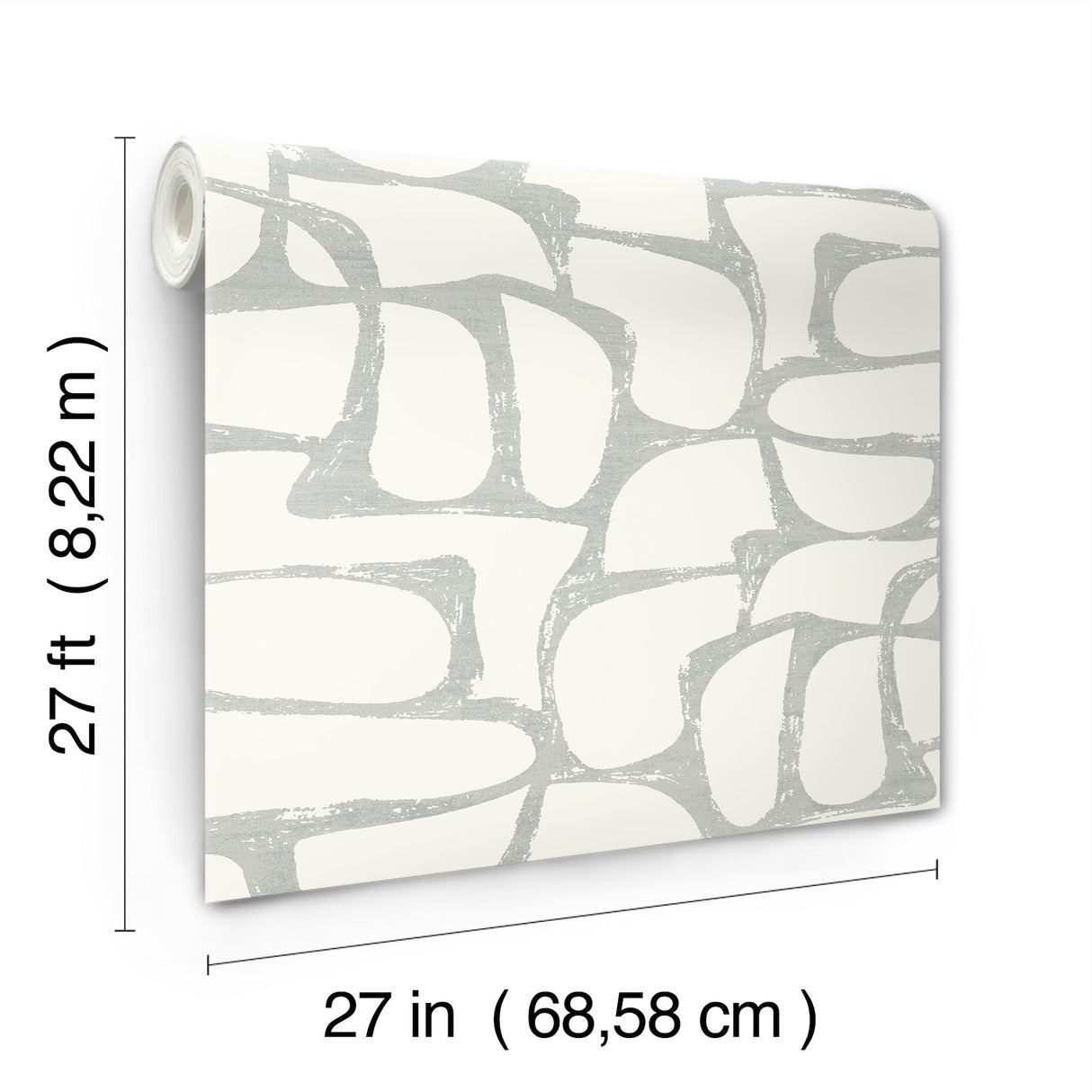 Eade’s Craftsman Geometric White & Silver
