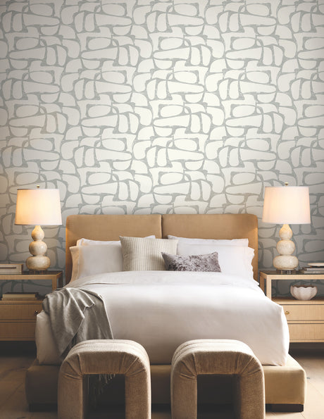 Eade’s Craftsman Geometric White & Silver