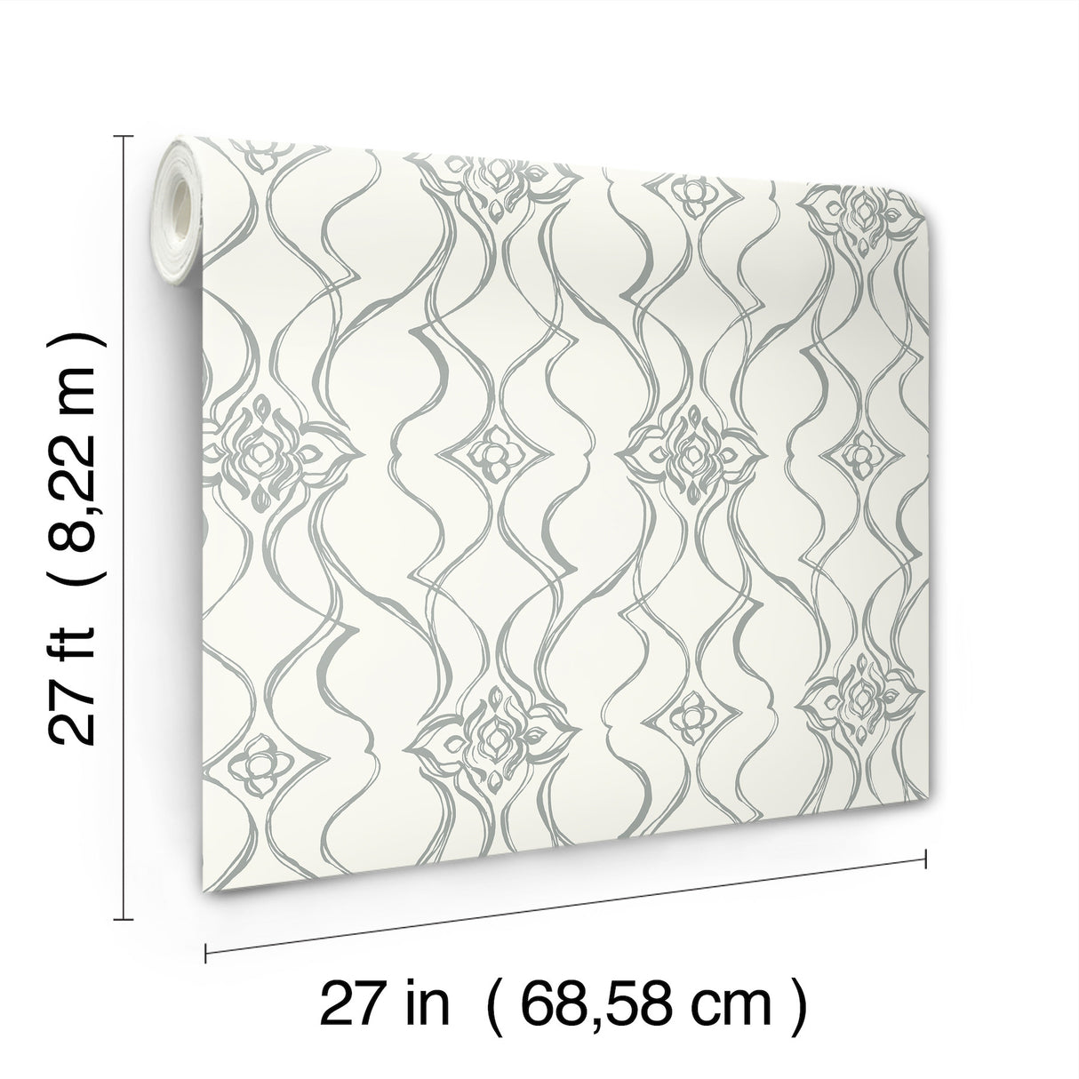 Eade’s Pirouette White & Silver