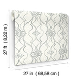Eade’s Pirouette White & Silver