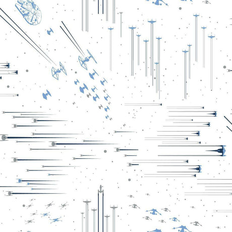 RoomMates RMK11801WP Star Wars: Galactic Battles Peel and Stick Wallpaper - Eade's Wallpaper