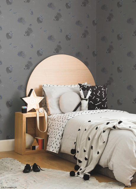 York DI0999 Star Wars: Good Night Galaxy Black Wallpaper