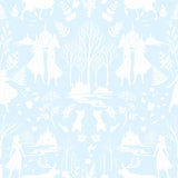 York DI1014 Disney Frozen 2 Nordic Green & Glitter Wallpaper