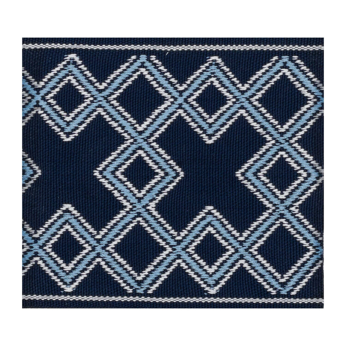 STOUT DIAM-1 DIAMONDS TAPE 1 BALTIC Fabric - Eades Wallpaper & Fabric