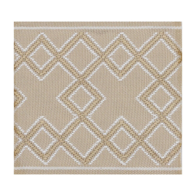 STOUT DIAM-2 DIAMONDS TAPE 2 CHAMPAGNE Fabric - Eades Wallpaper & Fabric