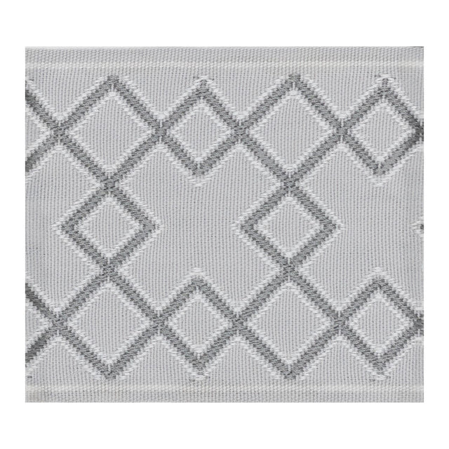 STOUT DIAM-3 DIAMONDS TAPE 3 PLATINUM Fabric - Eades Wallpaper & Fabric