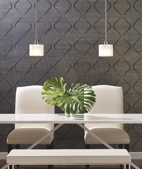 York DL2903 Marquise Indigo Wallpaper