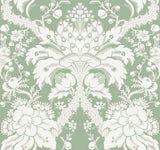 York DM4954 French Artichoke Dam Green Wallpaper