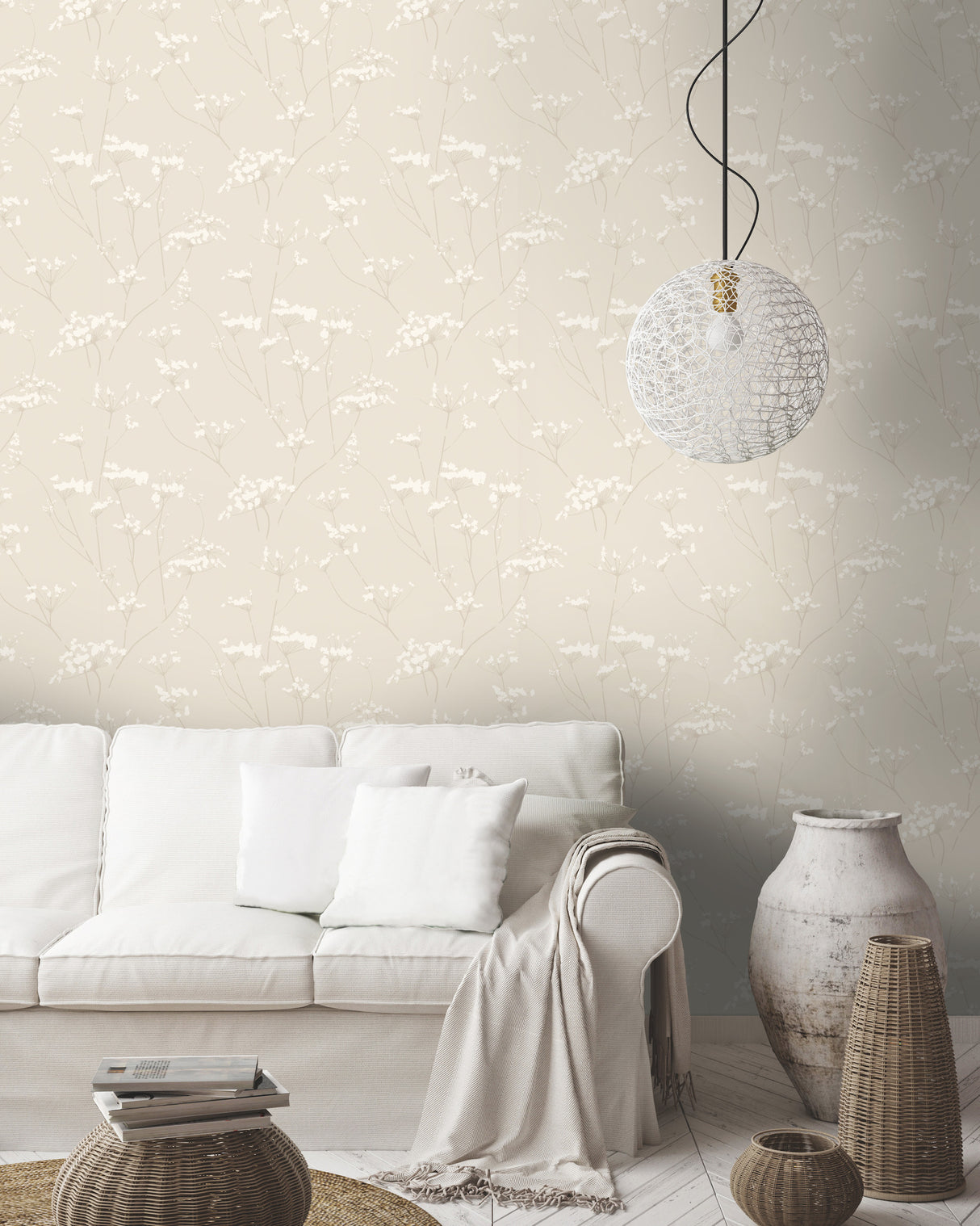 York DN3708 Enchanted Cream Wallpaper