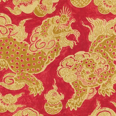 JF Fabrics 46-J6931 DRAGONS Fabric - Eade's Wallpaper & Fabric