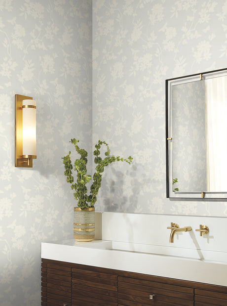 York DT5024 Flutter Vine White Wallpaper
