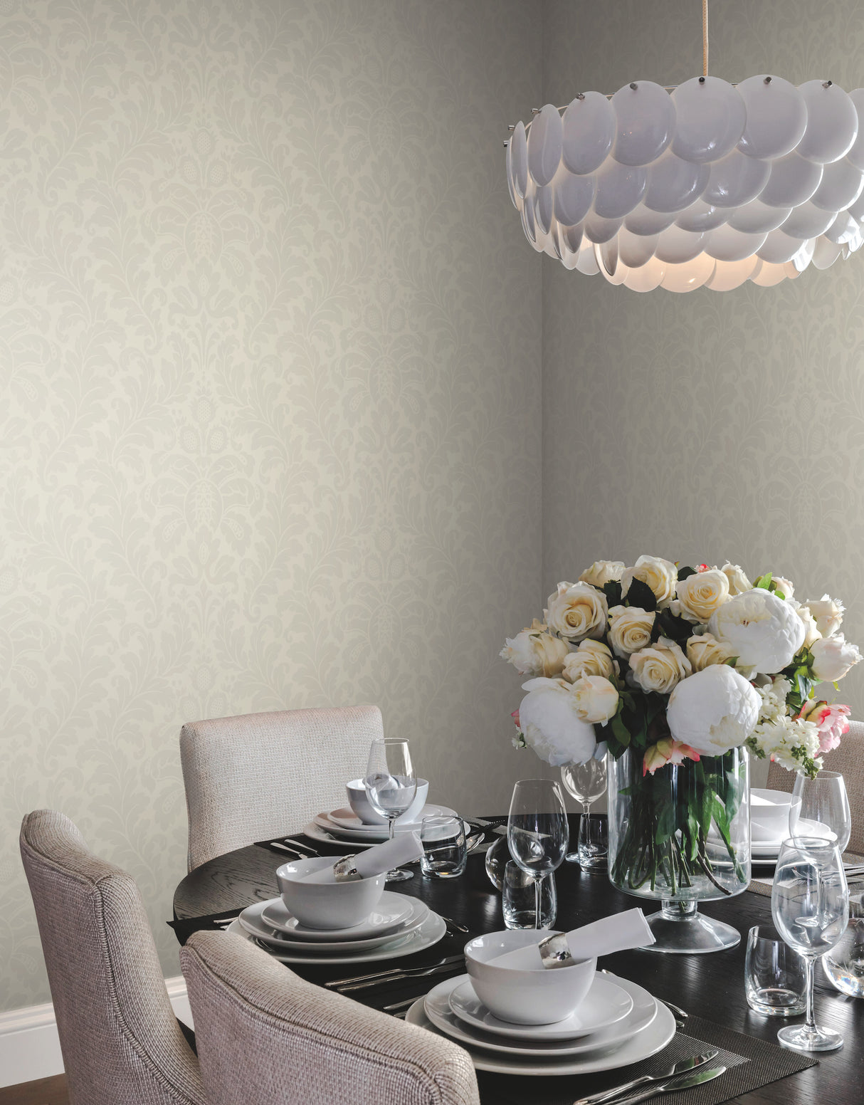 York DT5043 Modern Romance White Wallpaper