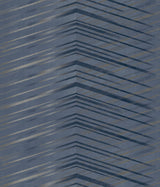 York DT5053 Glistening Chevron Navy Wallpaper