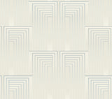 York DT5074 Vanishing Dusty Blue & Silver Wallpaper