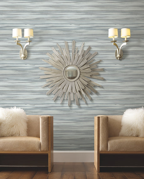 York DT5122 Sanctuary Smokey Blue Wallpaper