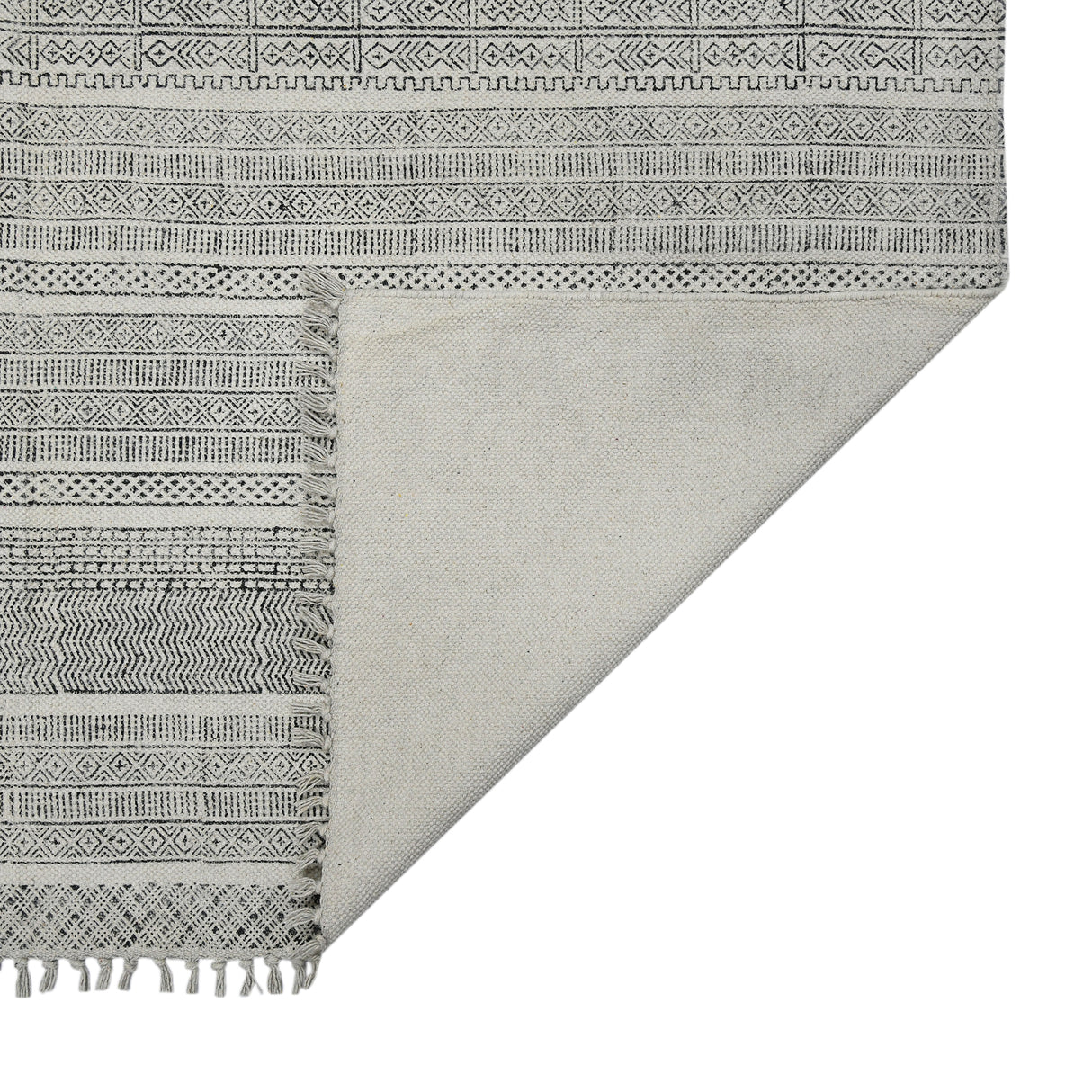 Amer Rugs DUN10508 Dune Distressed Geometric Charcoal 5' X 8' Area Rug