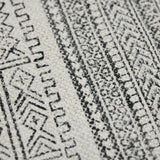 Amer Rugs DUN10508 Dune Distressed Geometric Charcoal 5' X 8' Area Rug